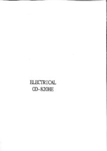 Electrical OD 820HE pdf