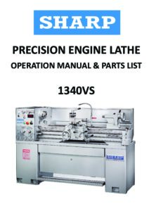Instruction manual parts list 1340VS pdf