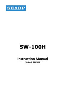 Operation Manua Parts list SW 100H pdf