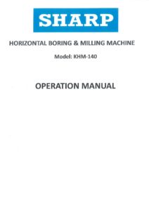 Operation Manual KHM 140 pdf