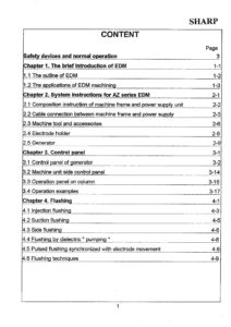 Operation manual AZ series pdf
