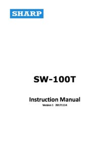 Operation manual Parts list SW 100T pdf