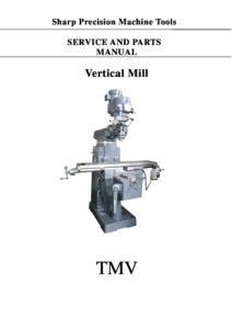 Operation parts manual TMV pdf