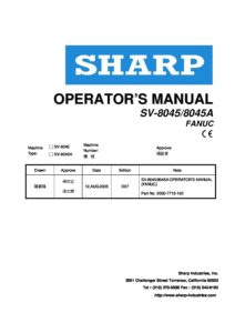 Operational manual SDC 8045 pdf