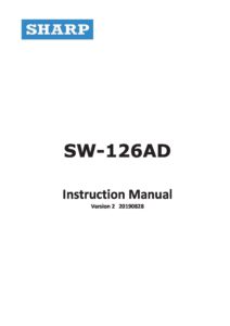 Operations parts electric Manual SW 126AD pdf