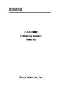 Parts list OD 1324HE pdf