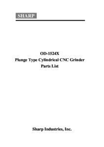 Parts list OD 1524X pdf