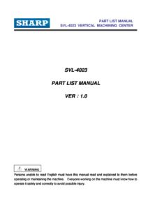 SVL 4023 part list pdf